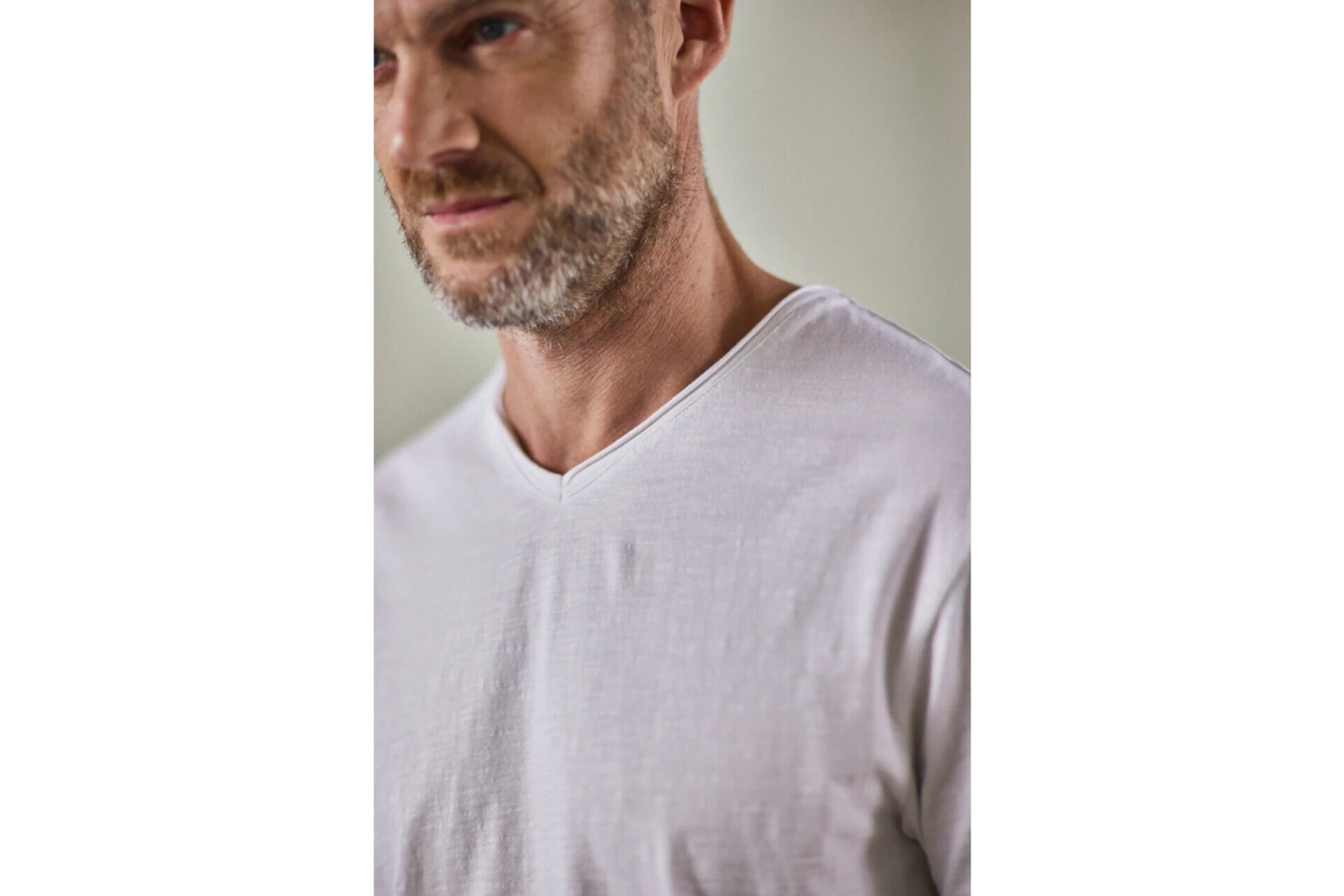 Freeman T. Porter Leandro Kansas T-shirt Col V Homme, Bright White – Image 5