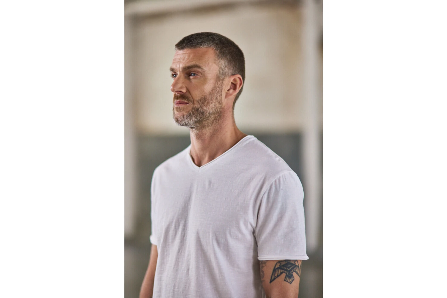 Freeman T. Porter Leandro Kansas T-shirt Col V Homme, Bright White – Image 8