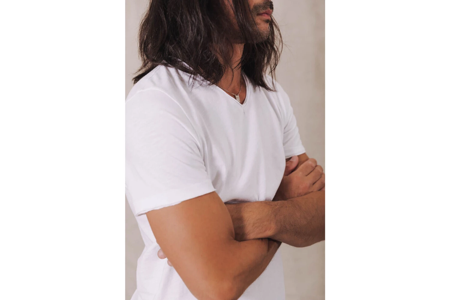 Freeman T. Porter Leandro Kansas T-shirt Col V Homme, Bright White – Image 9