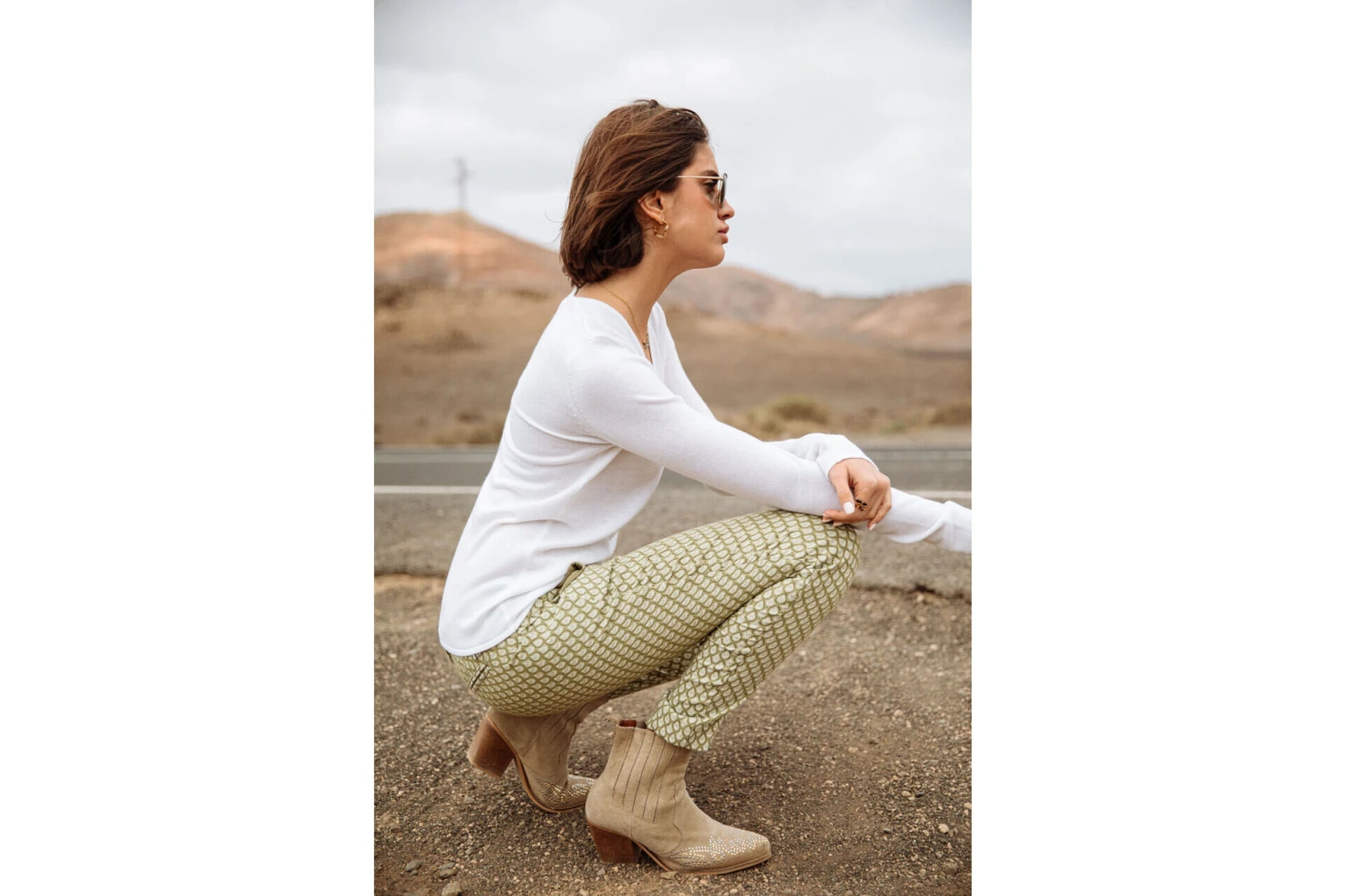 Freeman T. Porter Lorelia Pull Ajusté Col V Femme, White – Image 15