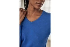 Freeman T. Porter Lorelia Pull Ajusté Col V Femme, Princess Blue