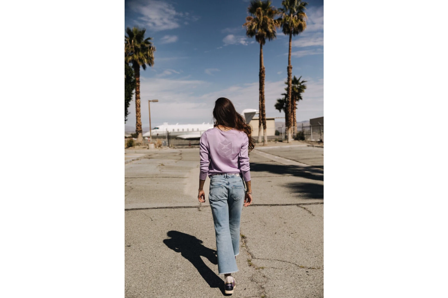 Freeman T. Porter Lorelia Pull Ajusté Col V Femme, Purple Rose – Image 4