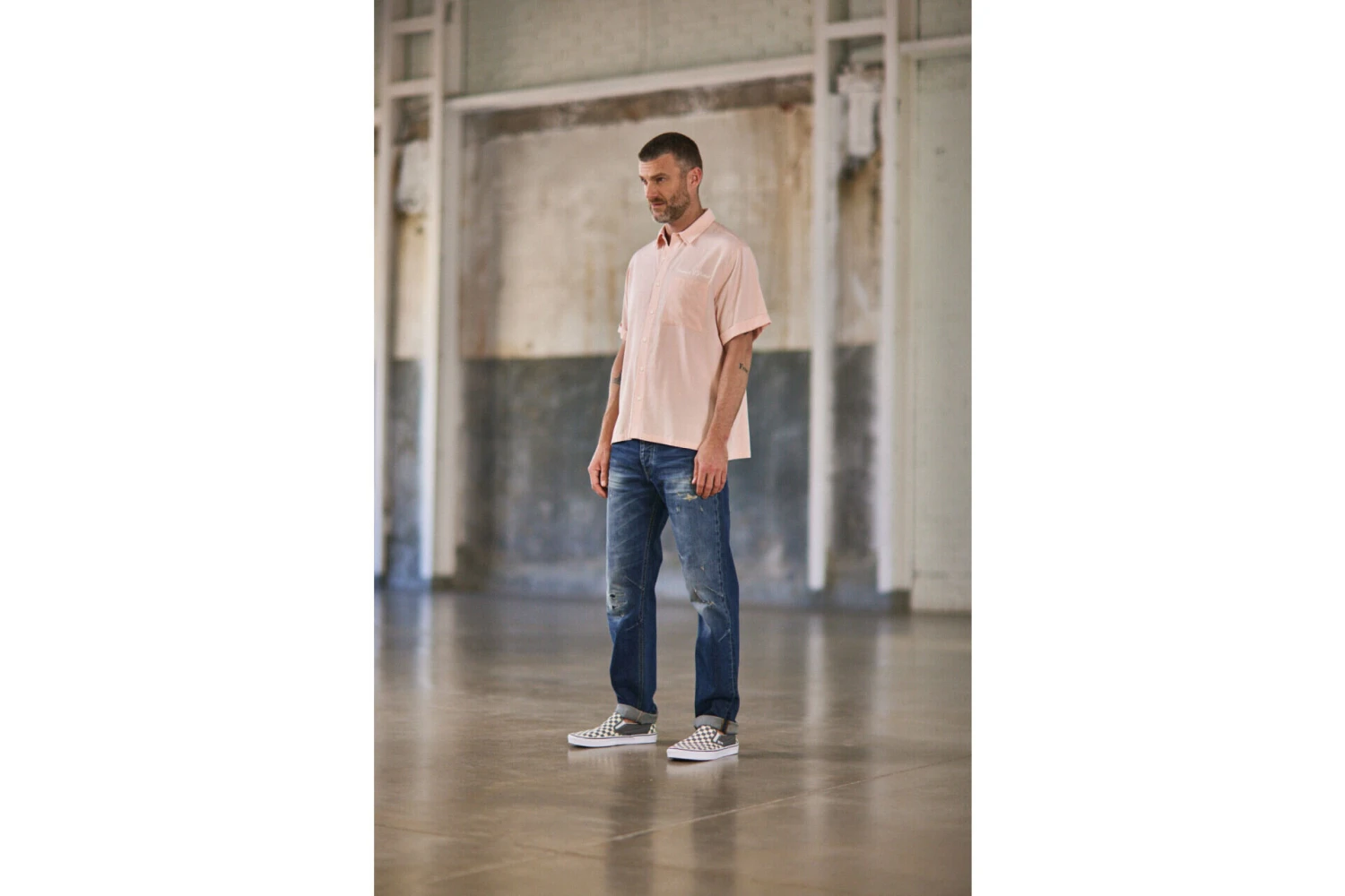 Freeman T. Porter Marco Miami Chemise Coupe Relax Homme, Light Pink – Image 5