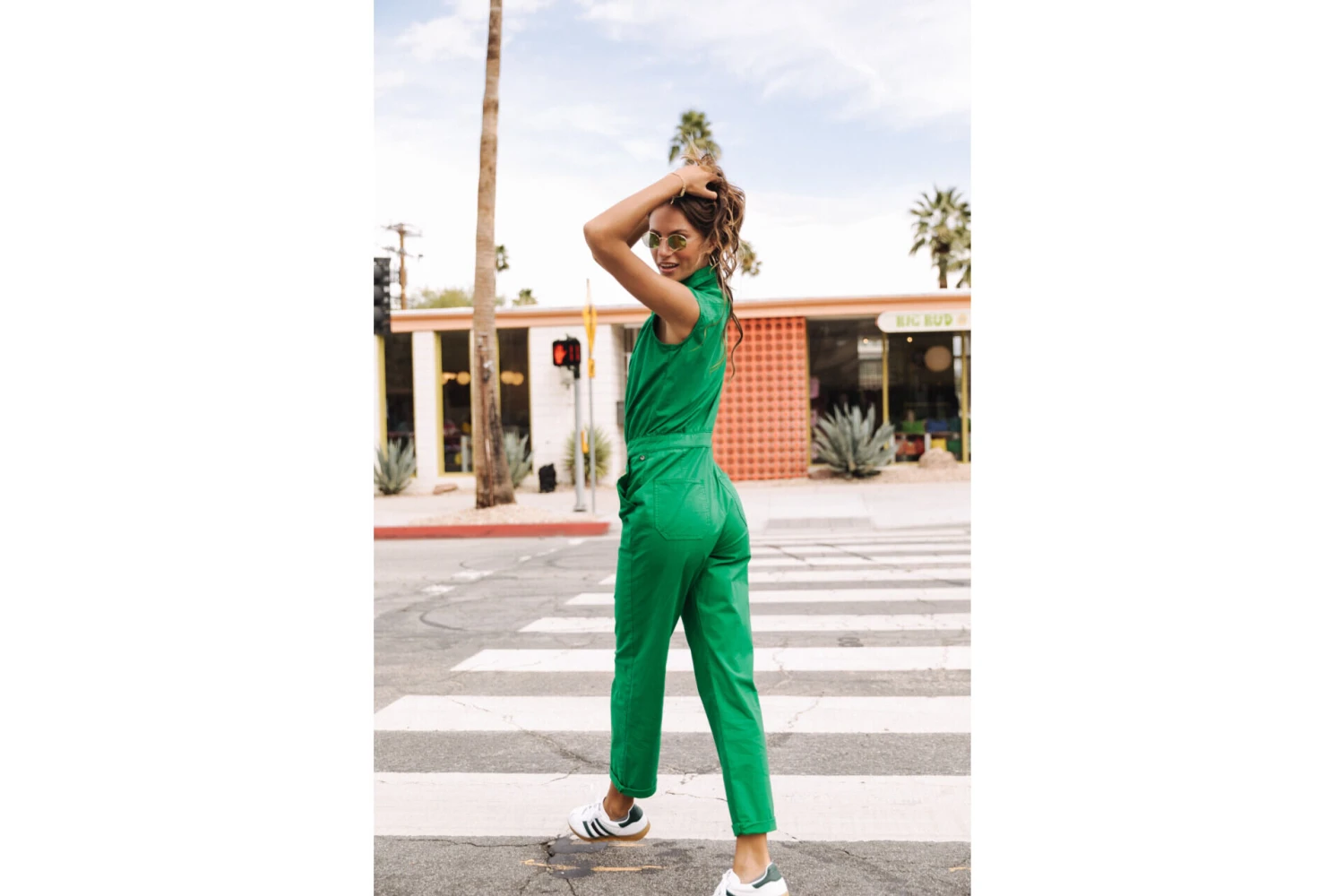 Freeman T. Porter Martha Calvi Combinaison Sans Manches Femme, Jolly Green – Image 5