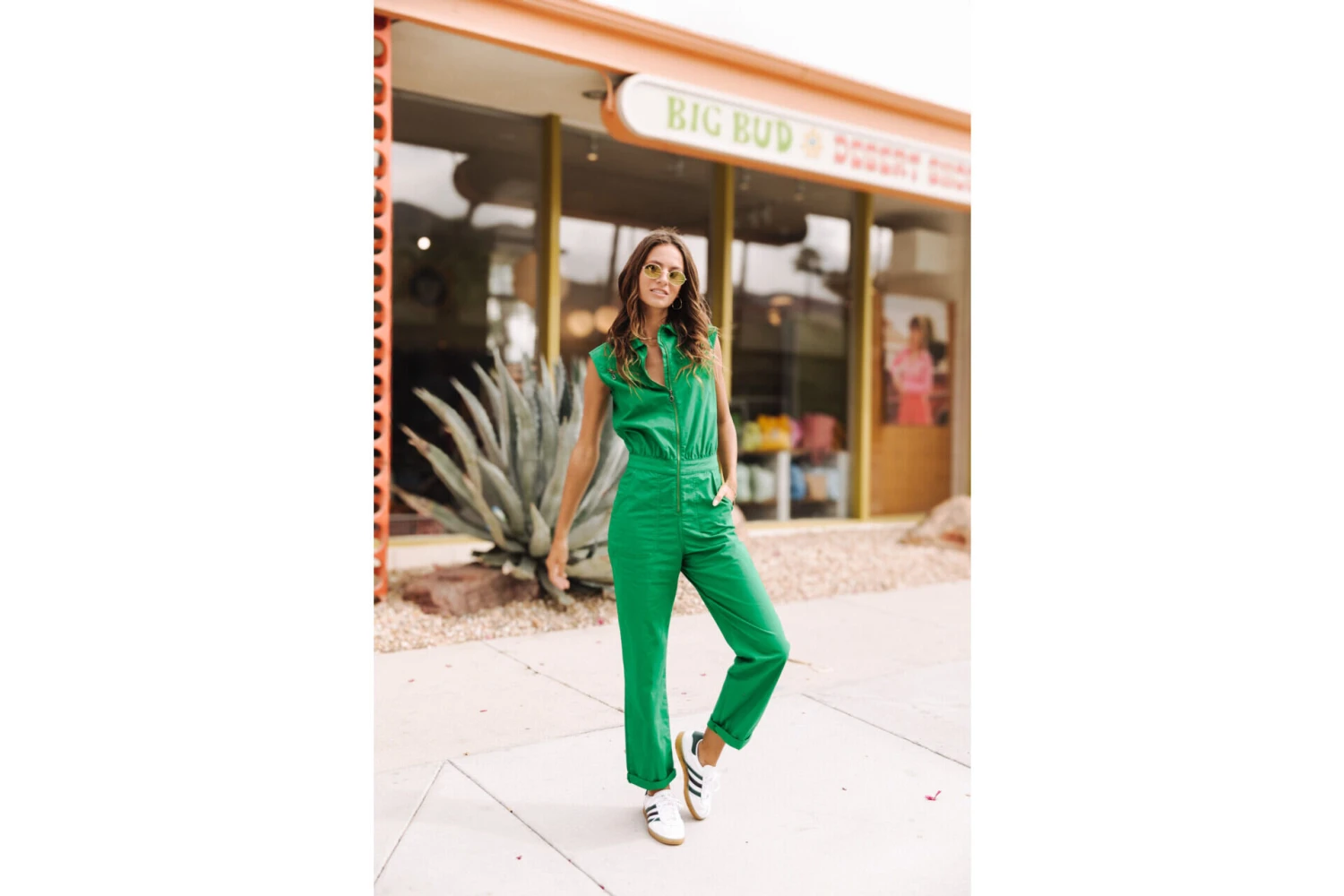 Freeman T. Porter Martha Calvi Combinaison Sans Manches Femme, Jolly Green – Image 6