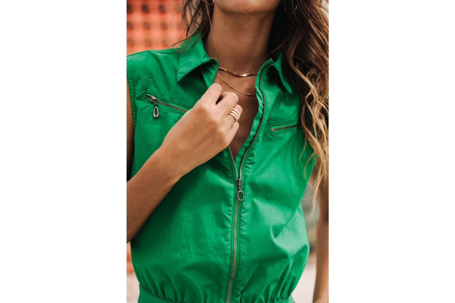 Freeman T. Porter Martha Calvi Combinaison Sans Manches Femme, Jolly Green – Image 10