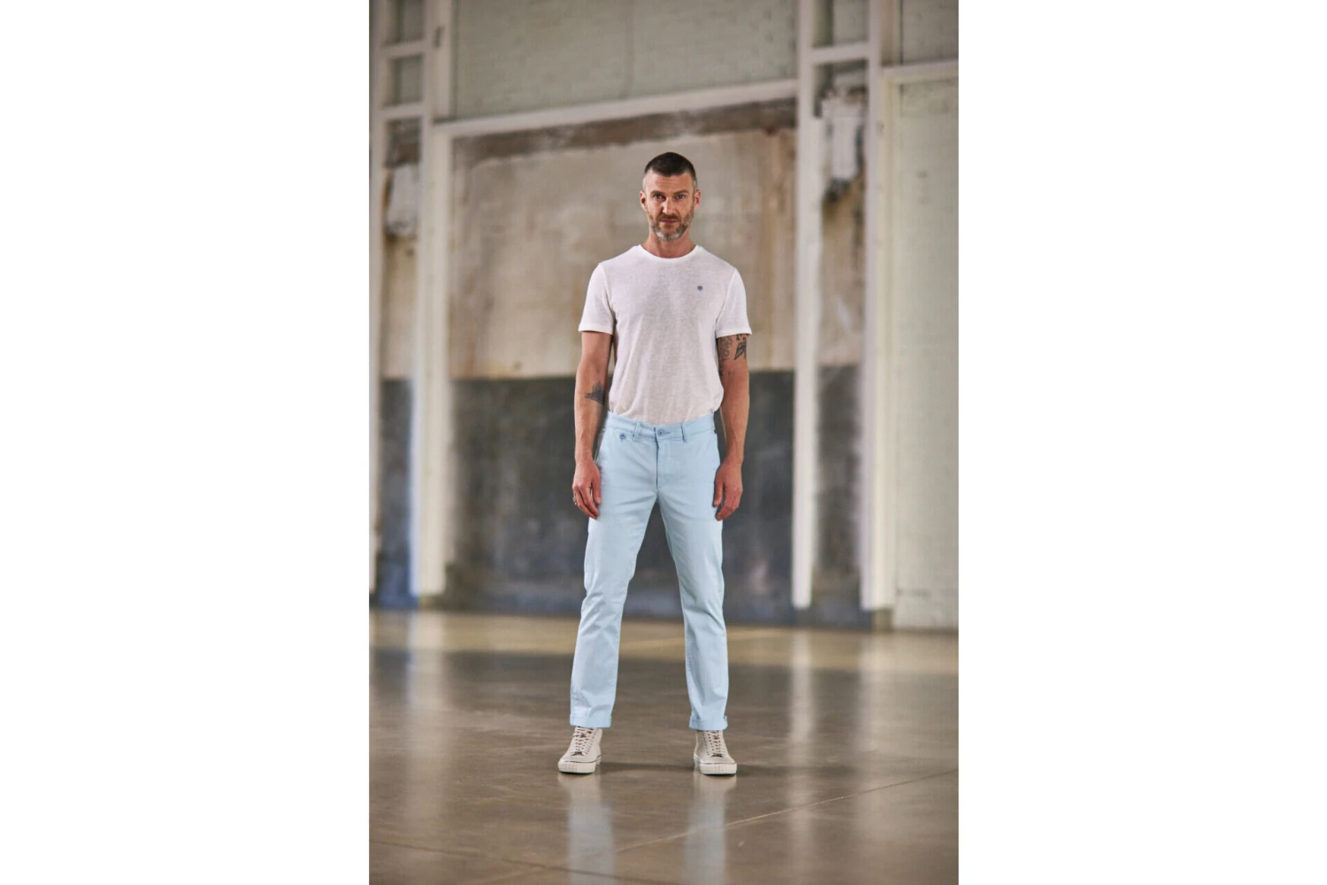 Freeman T. Porter Mathis Bonito Pantalon Chino Homme, Clear Sky – Image 8