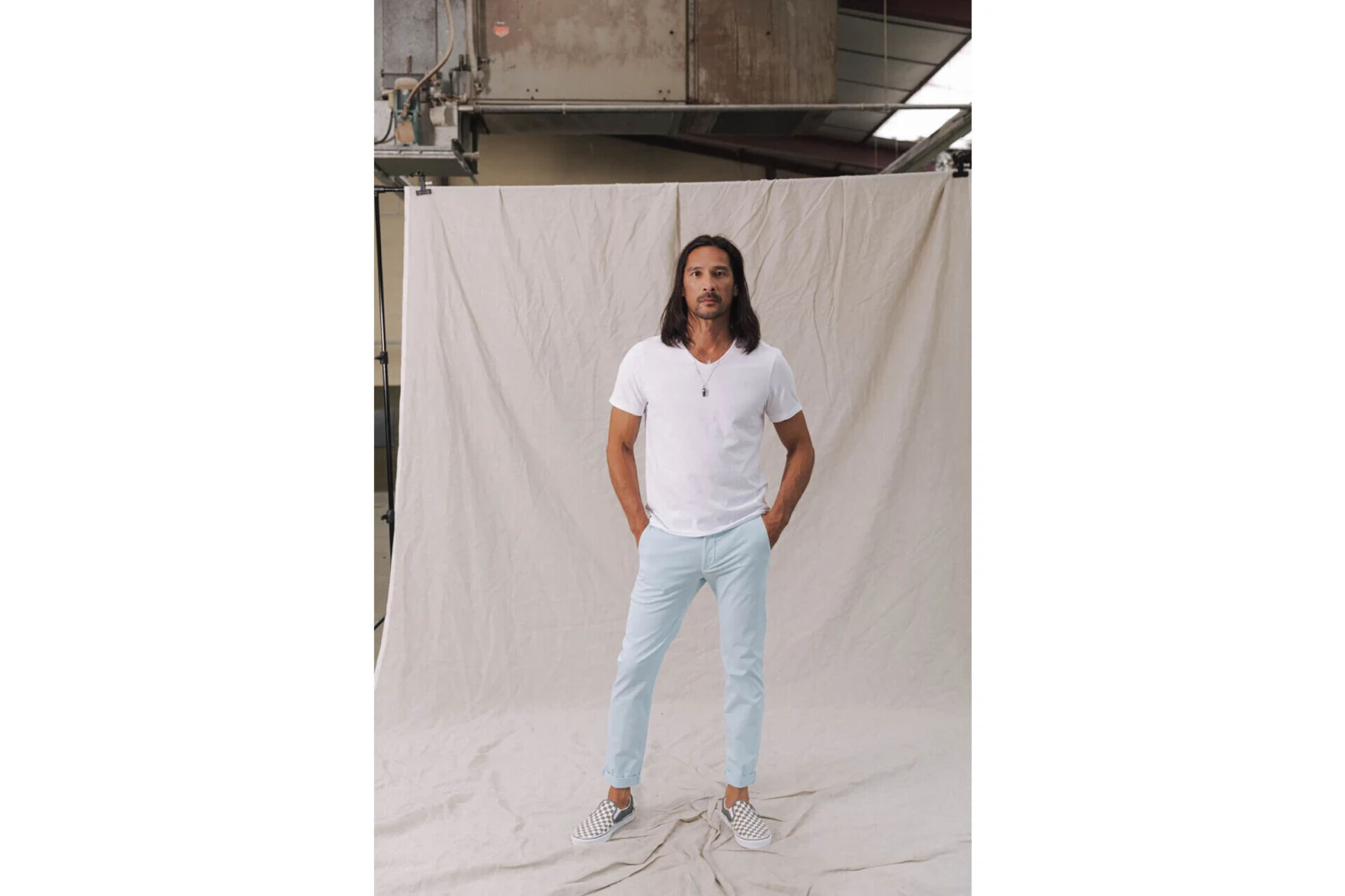 Freeman T. Porter Mathis Bonito Pantalon Chino Homme, Clear Sky – Image 9