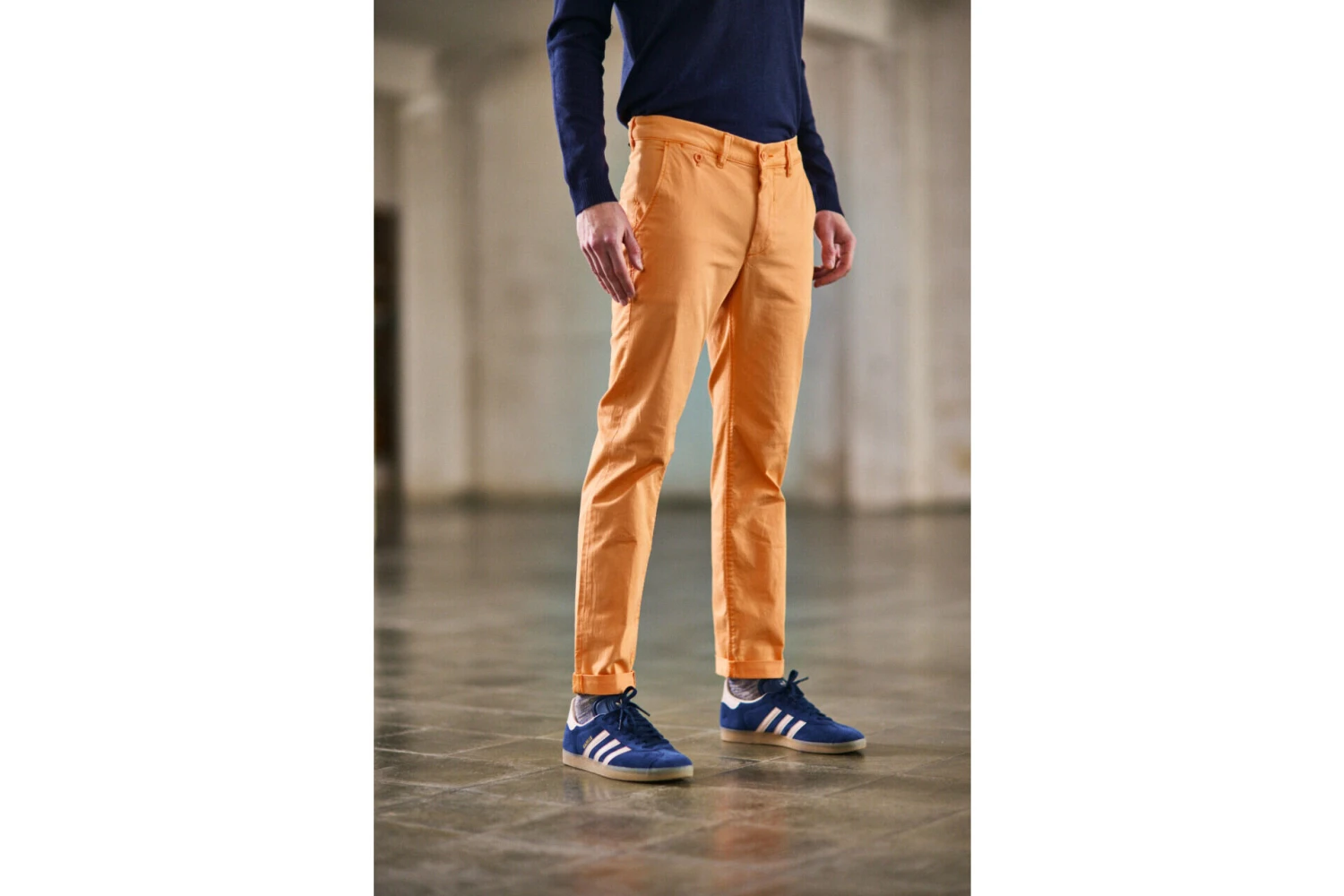 Freeman T. Porter Mathis Bonito Pantalon Chino Homme, Tangerine Tango – Image 9