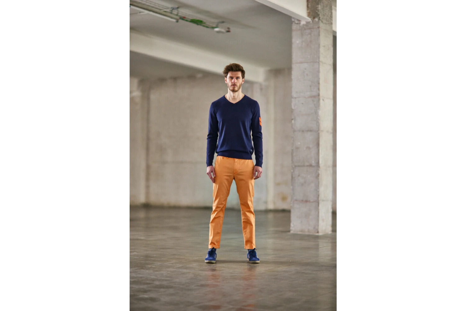 Freeman T. Porter Mathis Bonito Pantalon Chino Homme, Tangerine Tango – Image 11