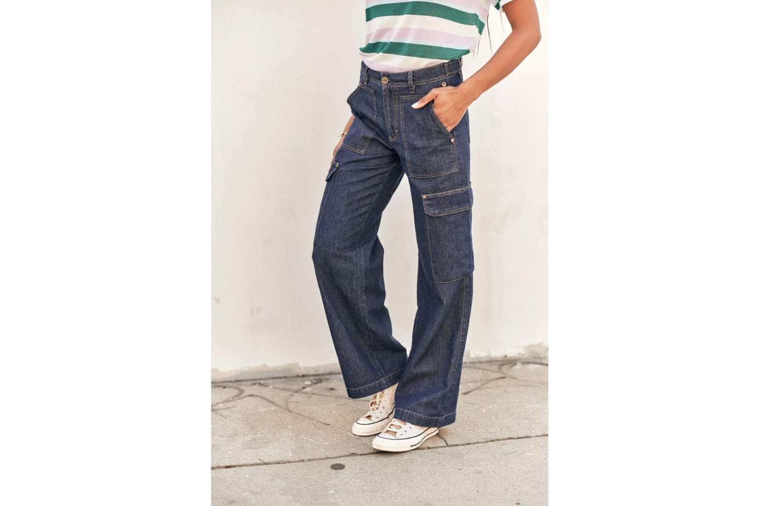 Freeman T. Porter Moxie Jeans Large Femme, Manzana Dark – Image 14