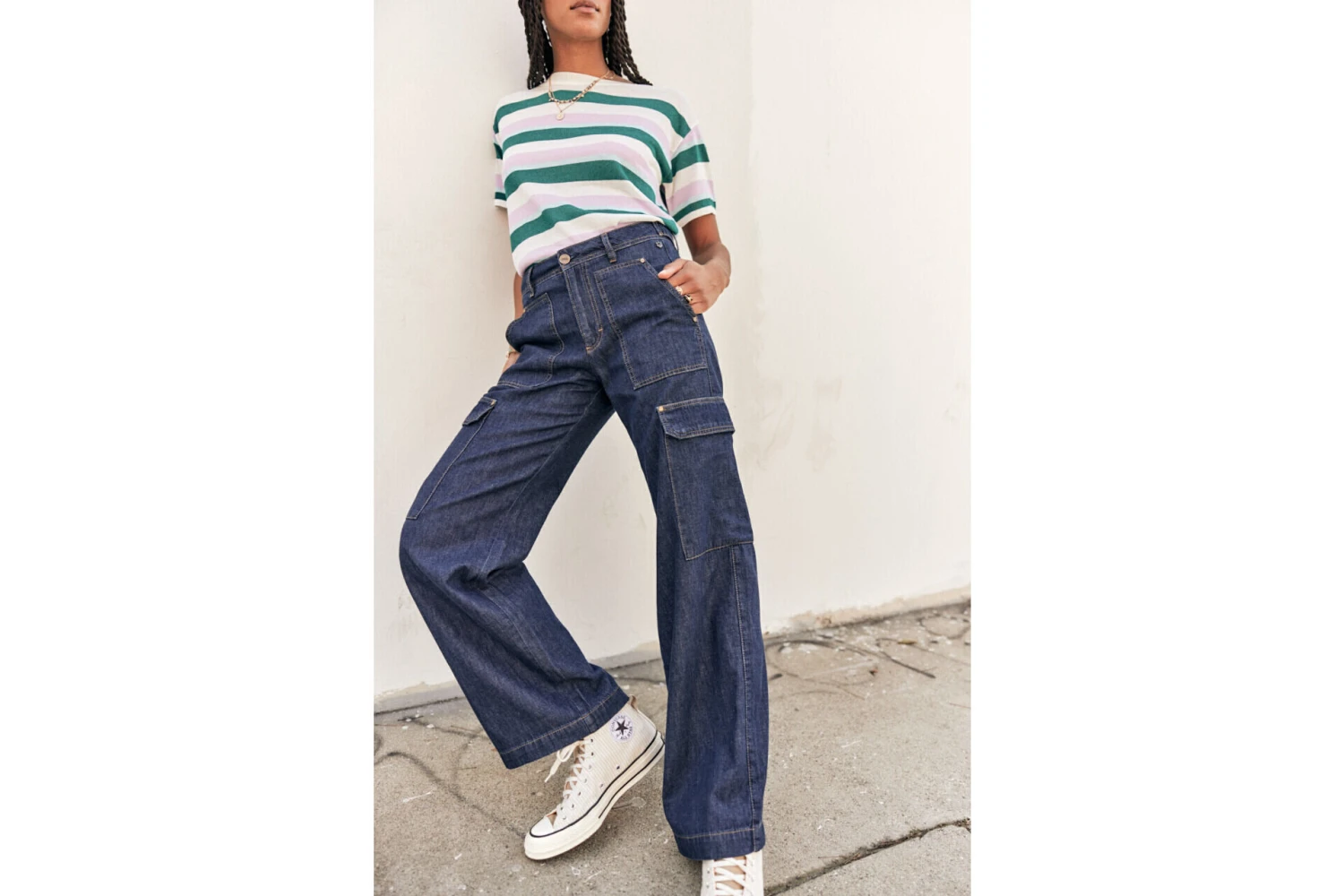 Freeman T. Porter Moxie Jeans Large Femme, Manzana Dark – Image 5