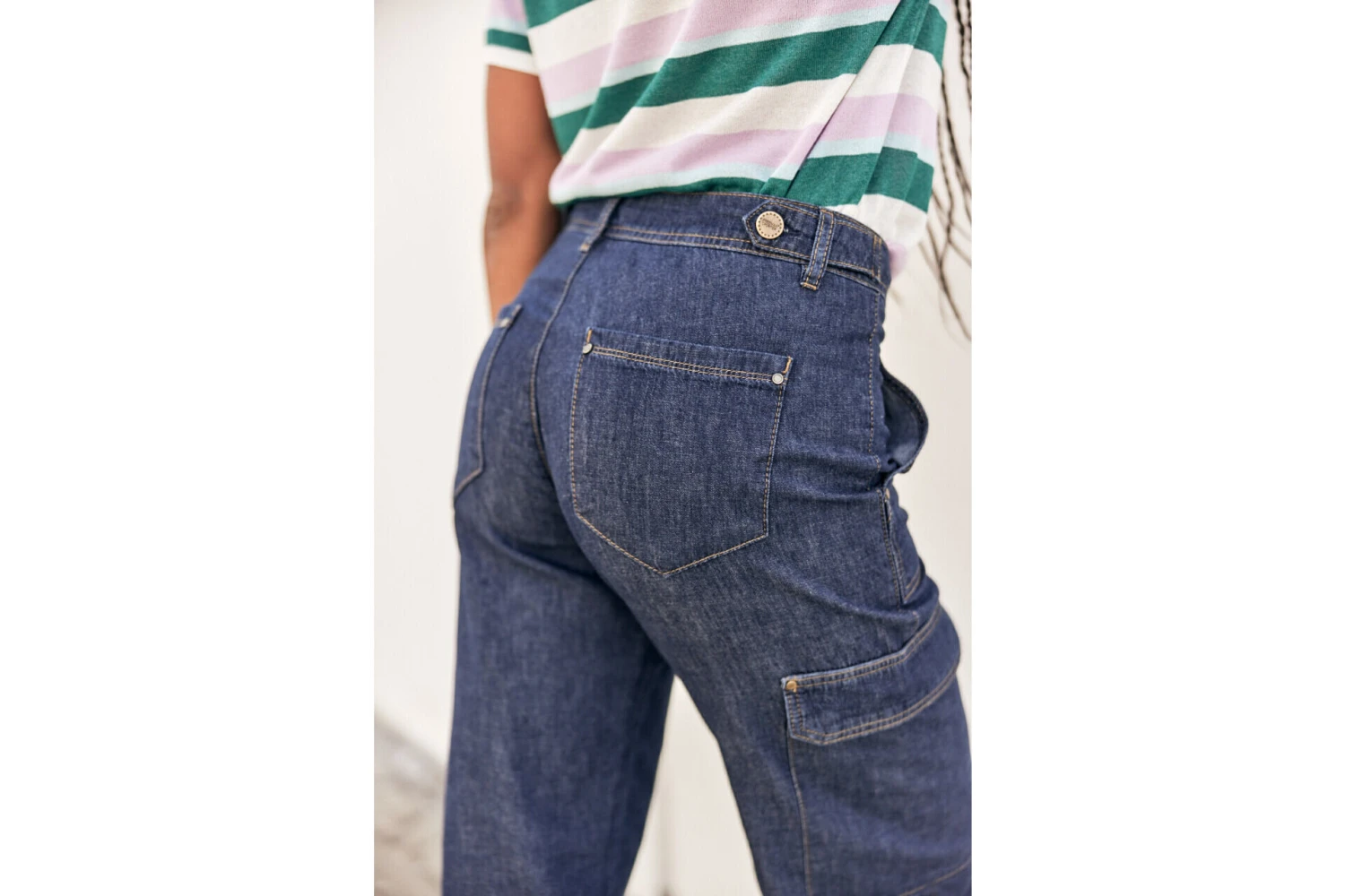 Freeman T. Porter Moxie Jeans Large Femme, Manzana Dark – Image 7