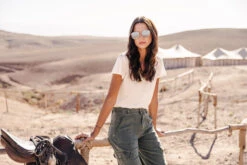 Freeman T. Porter Moxie Jazz Pantalon Cargo Flare Femme, Laurel Wreath