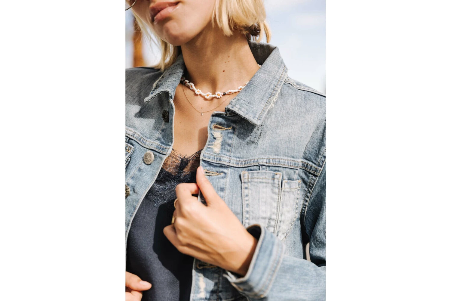 Freeman T. Porter Myriam Veste Denim Courte Femme, Native – Image 14