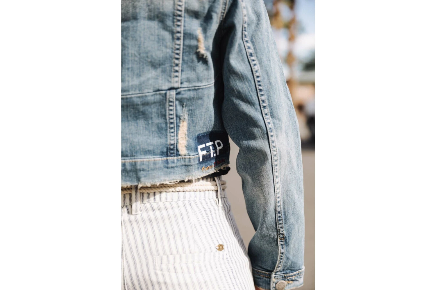 Freeman T. Porter Myriam Veste Denim Courte Femme, Native – Image 7