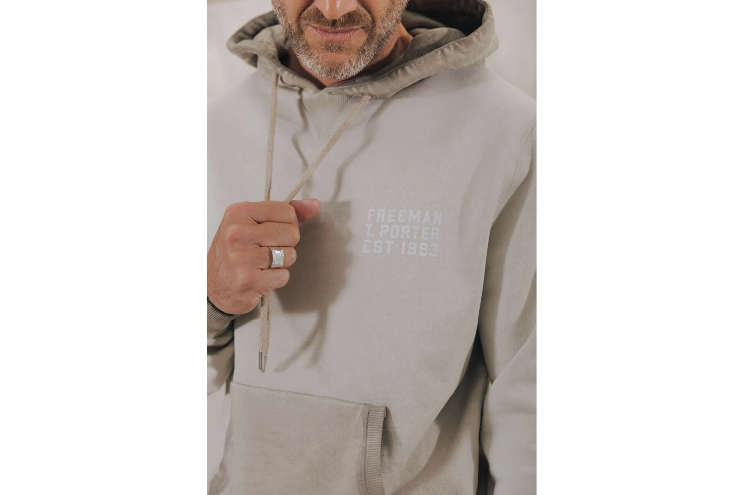 Freeman T. Porter Nohan Chillout Sweat à Capuche Homme, Overcast – Image 8