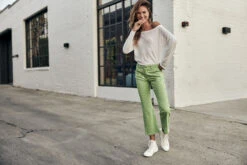 Freeman T. Porter Norma Janeiro Pantalon Bootcut à Rayures Femme, Original