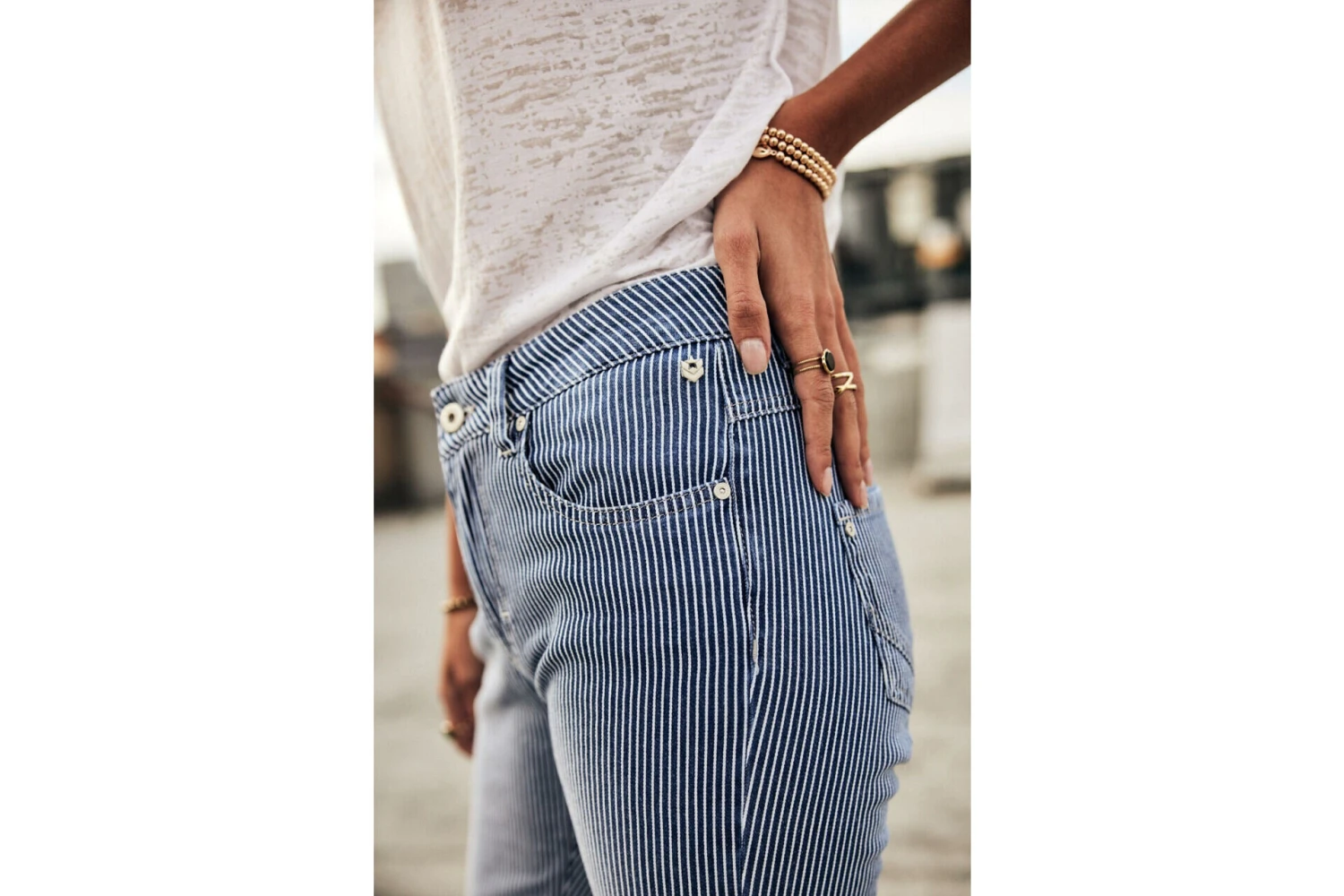 Freeman T. Porter Norma Jeans Bootcut Cropped Femme, Matador – Image 3