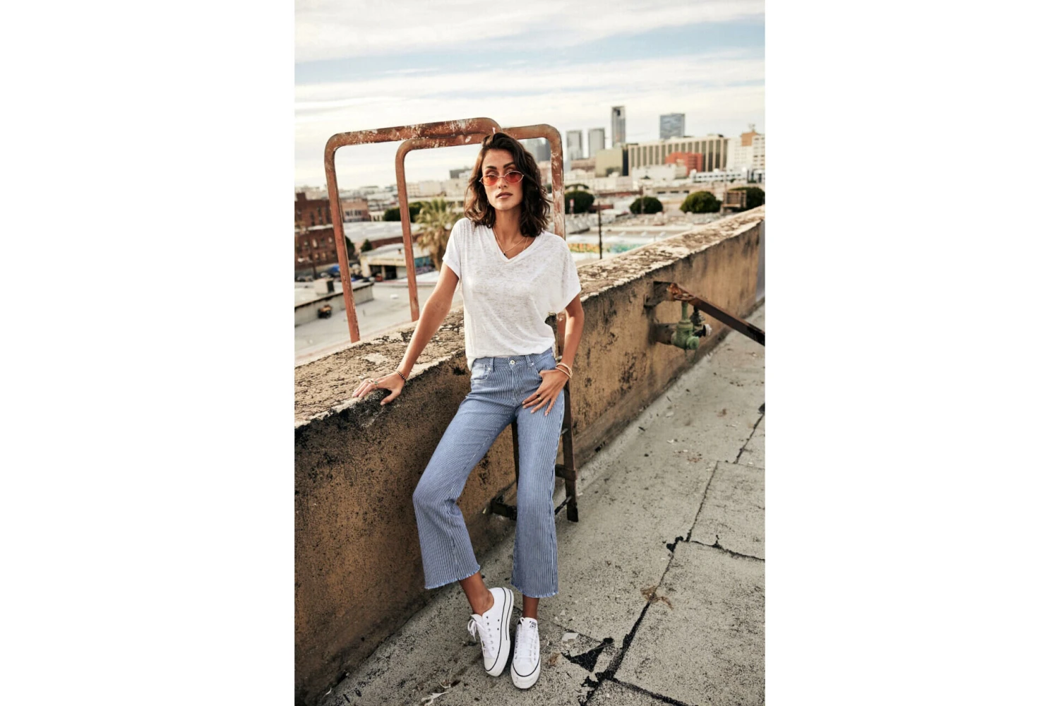 Freeman T. Porter Norma Jeans Bootcut Cropped Femme, Matador – Image 12