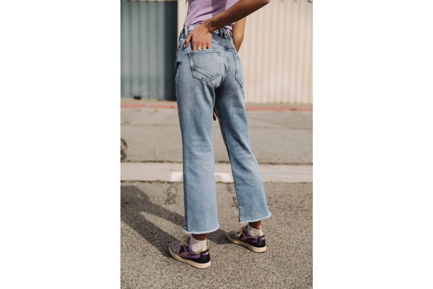 Freeman T. Porter Norma Jeans Bootcut Cropped Femme, Palermo Med