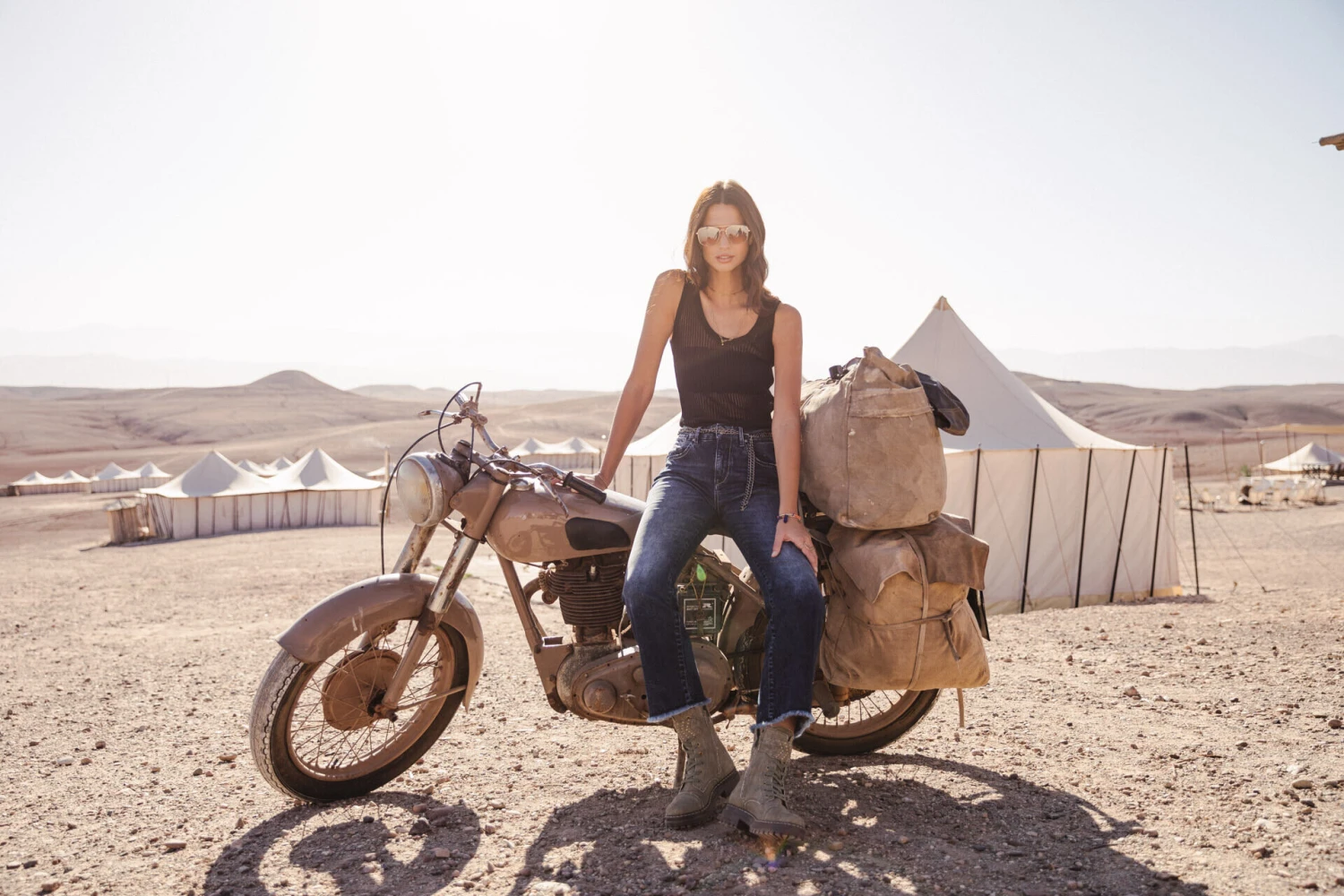 Freeman T. Porter Norma Jeans Bootcut Cropped Femme, Sanremo Dark – Image 6