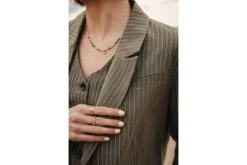 Freeman T. Porter Océane Corsaire Blazer Court Rayé Femme, Olivine