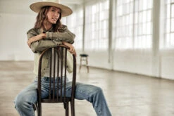 Freeman T. Porter Odely Jeans Droit Cropped Femme, Pamplone