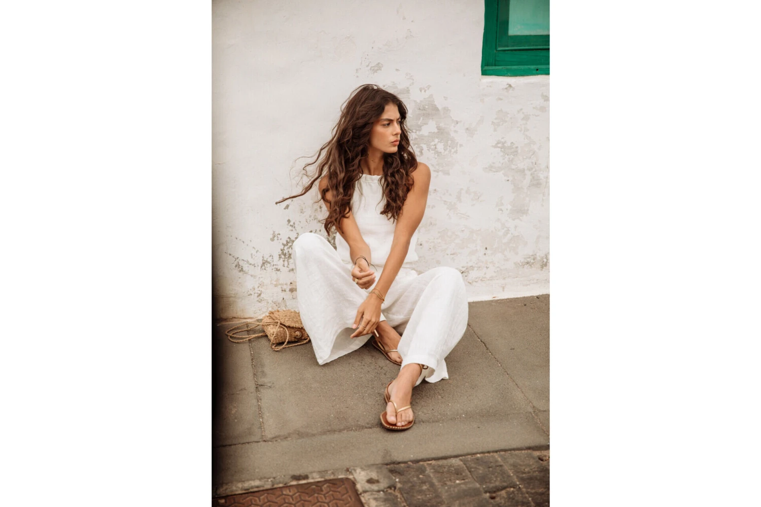 Freeman T. Porter Paolina Natural Pantalon Large Femme, Egret – Image 9