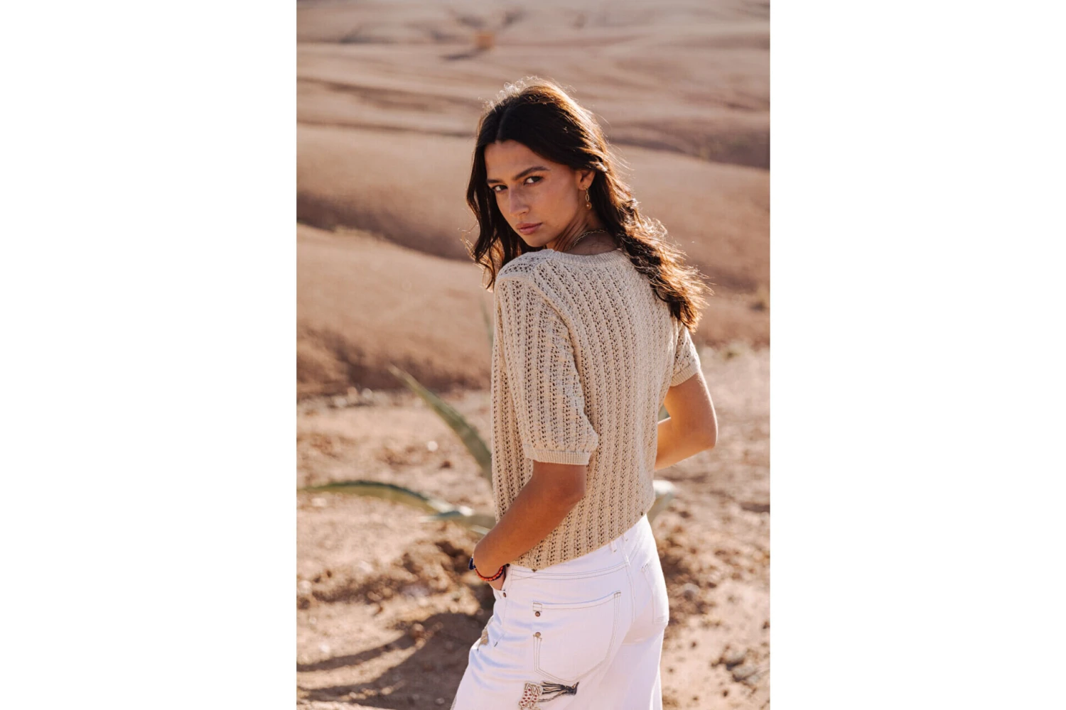 Freeman T. Porter Peronelle LX Pull Ajouré Femme, Gold – Image 12