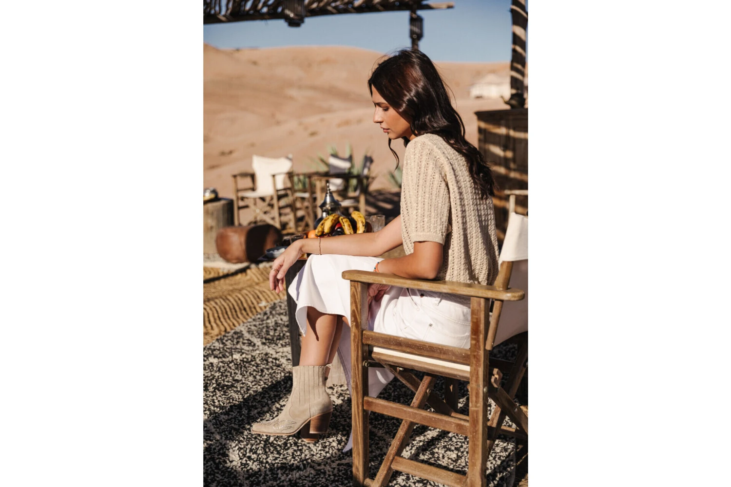 Freeman T. Porter Peronelle LX Pull Ajouré Femme, Gold – Image 7