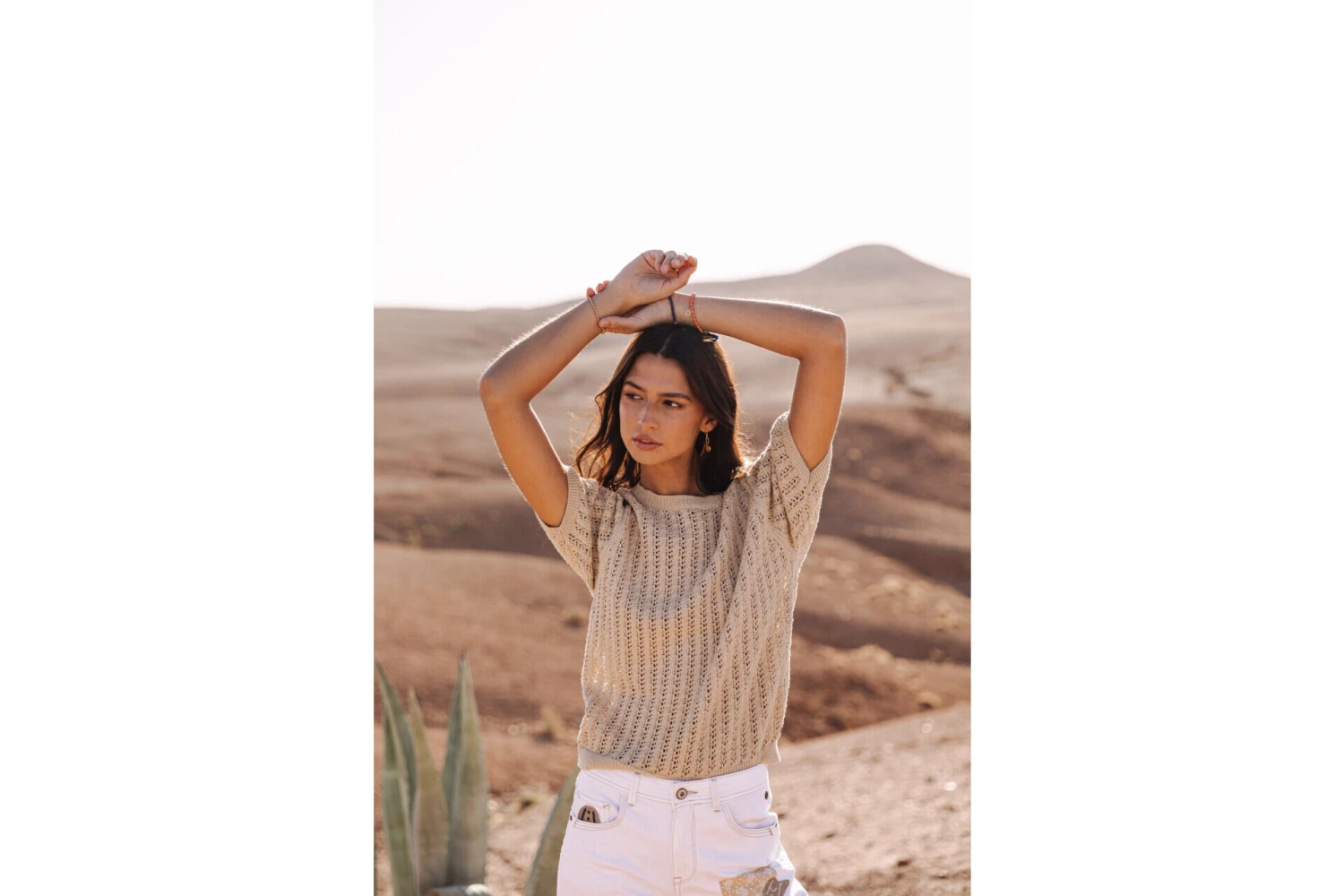 Freeman T. Porter Peronelle LX Pull Ajouré Femme, Gold – Image 8