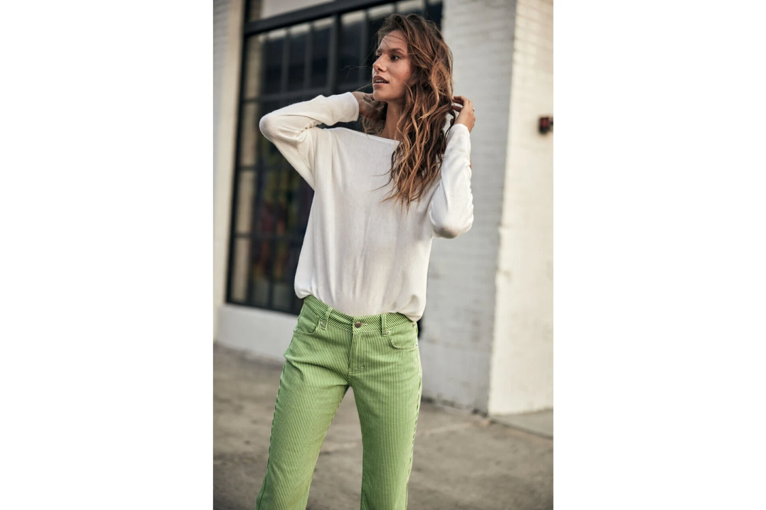 Freeman T. Porter Persia Pull Manches Longues Femme, White – Image 2