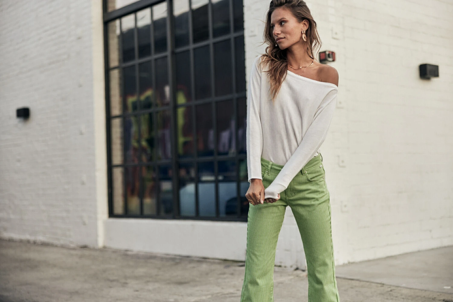 Freeman T. Porter Persia Pull Manches Longues Femme, White – Image 3