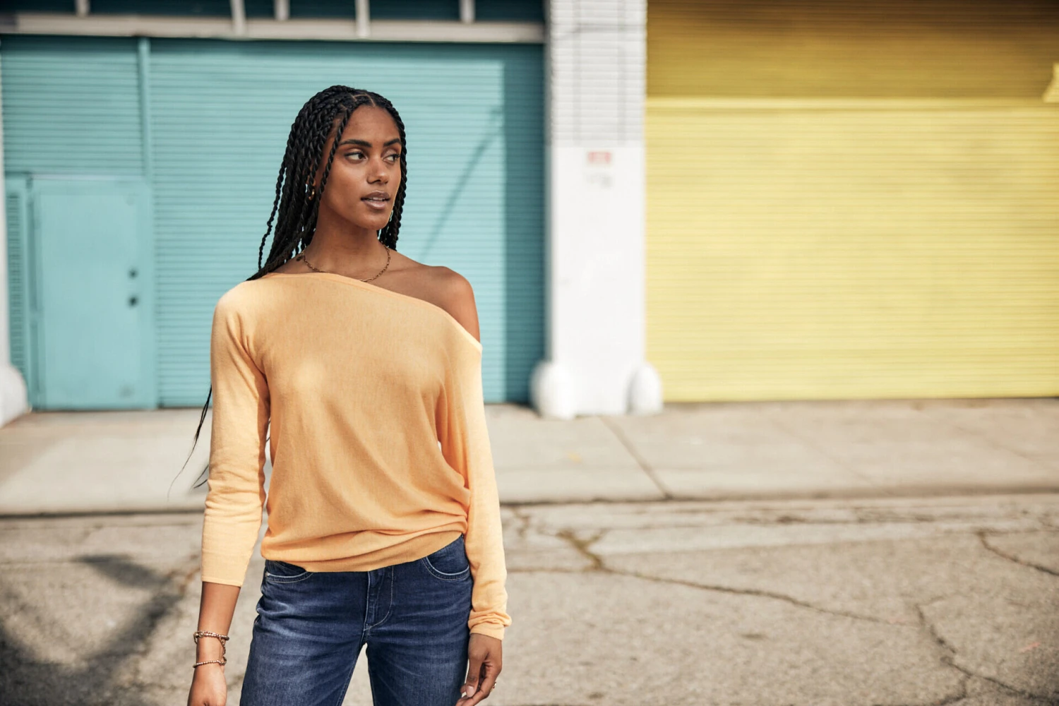 Freeman T. Porter Persia Pull Manches Longues Femme, Blazing Orange – Image 4