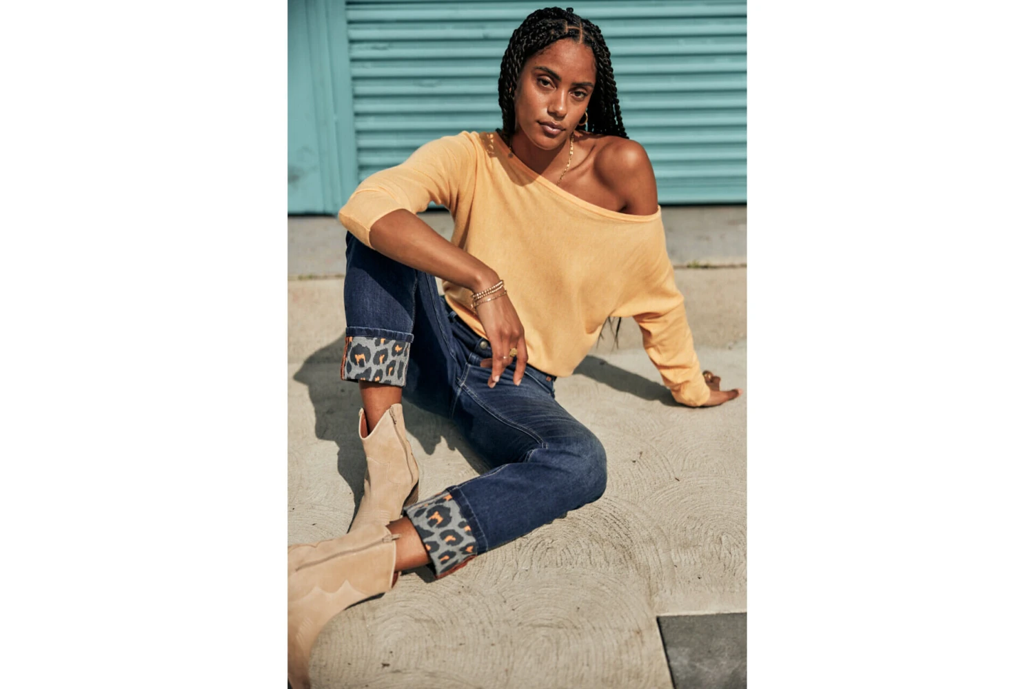 Freeman T. Porter Persia Pull Manches Longues Femme, Blazing Orange – Image 9