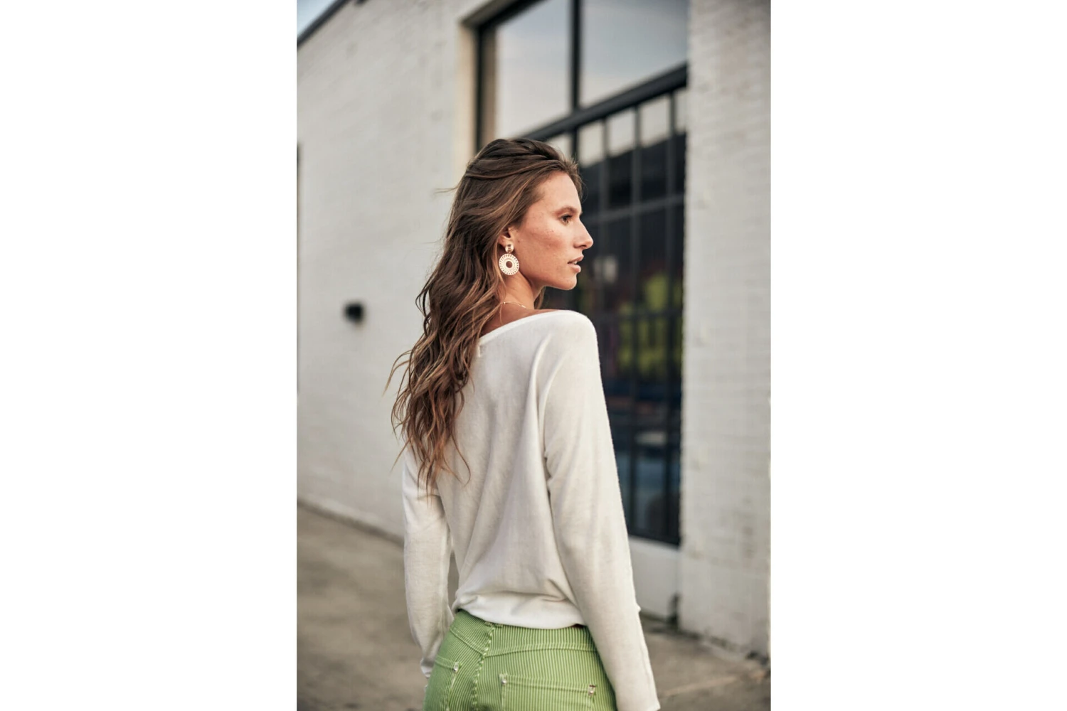 Freeman T. Porter Persia Pull Manches Longues Femme, White – Image 4