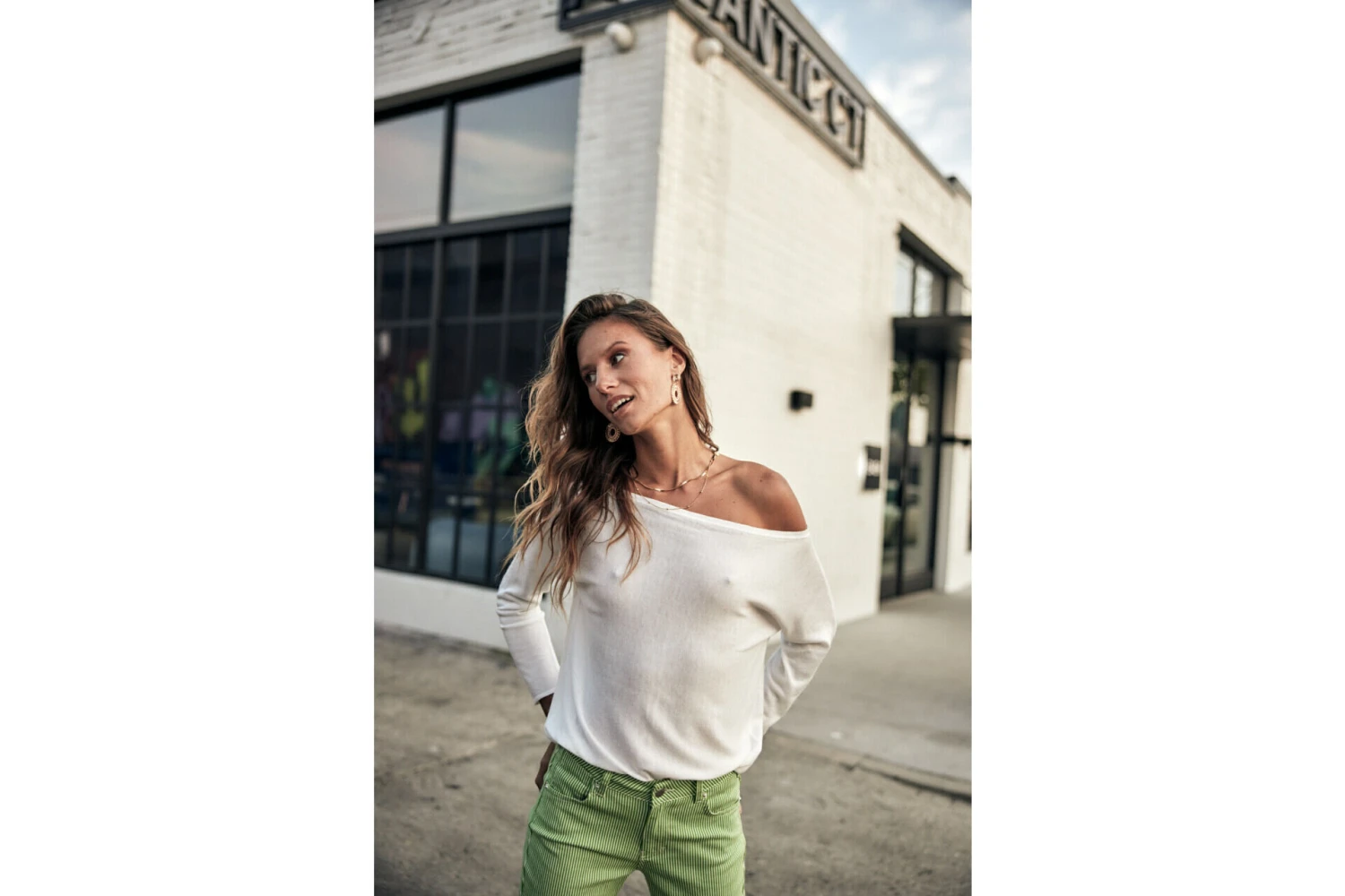 Freeman T. Porter Persia Pull Manches Longues Femme, White – Image 8