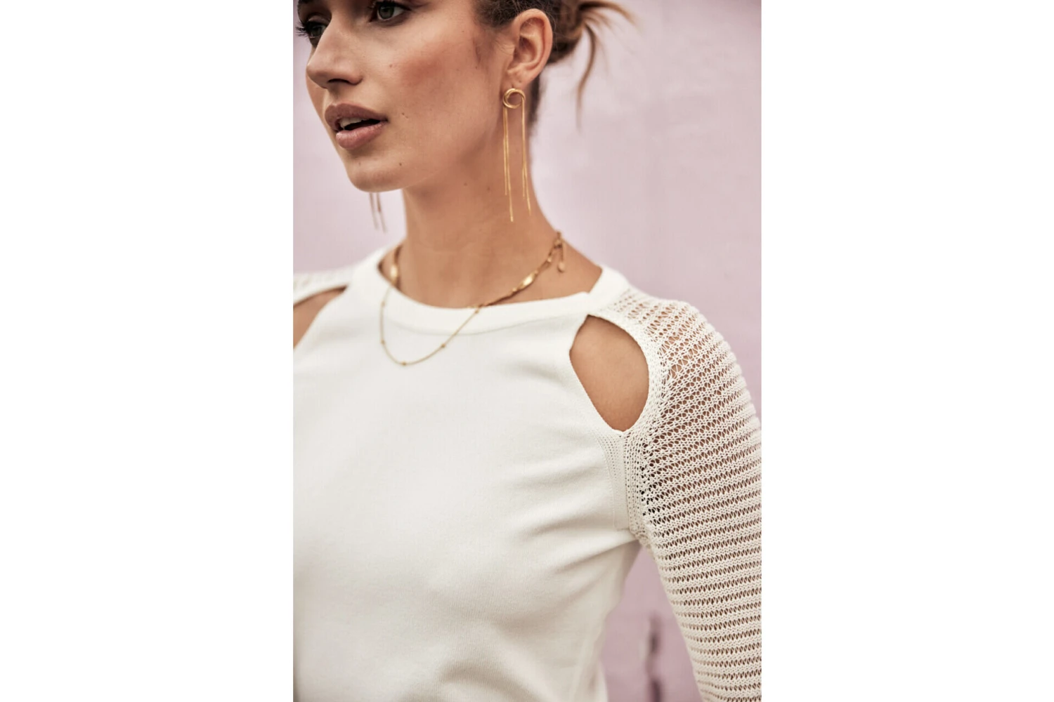 Freeman T. Porter Pheel Pull Coupe Ajustée Femme, White – Image 9