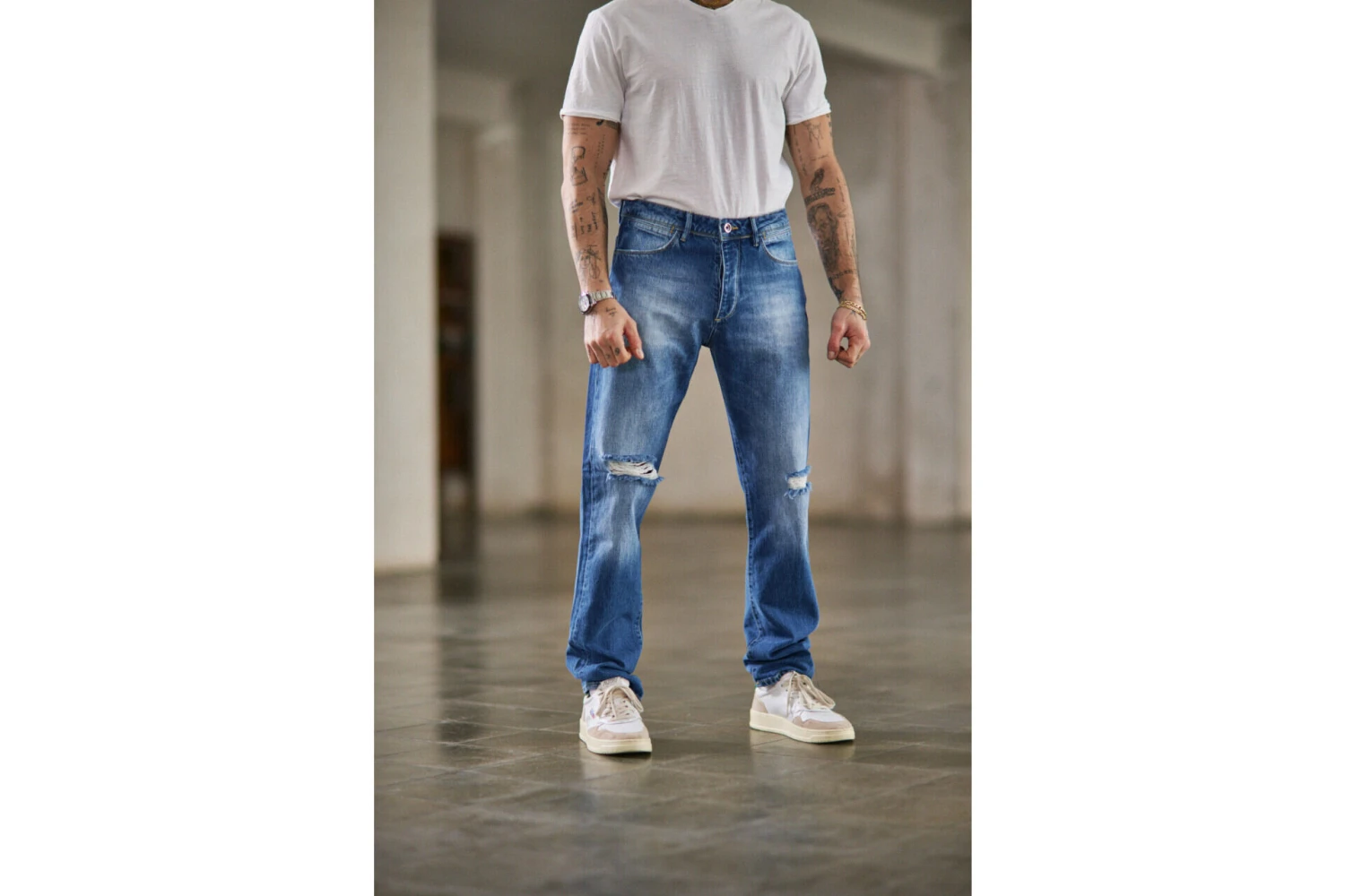 Freeman T. Porter Phoenix Denim Jeans Droit Homme, Brock