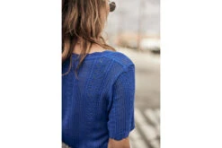 Freeman T. Porter Polane Pull Manches Courtes Femme, Princess Blue