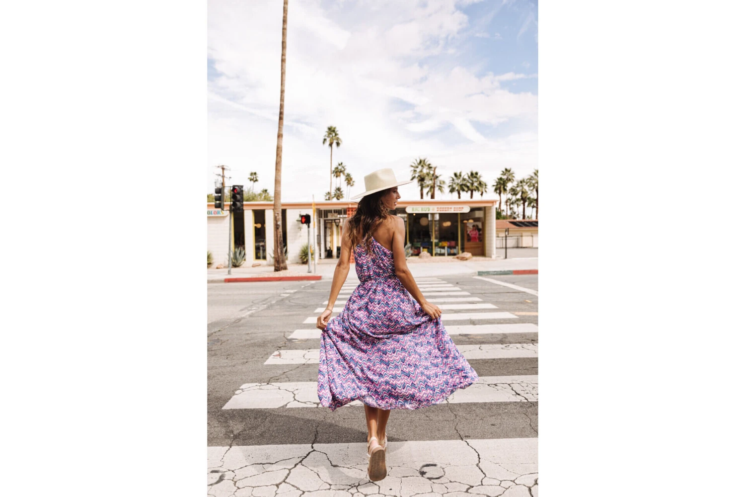 Freeman T. Porter Raelle Etnico Robe Longue Imprimée Femme, Blue – Image 7