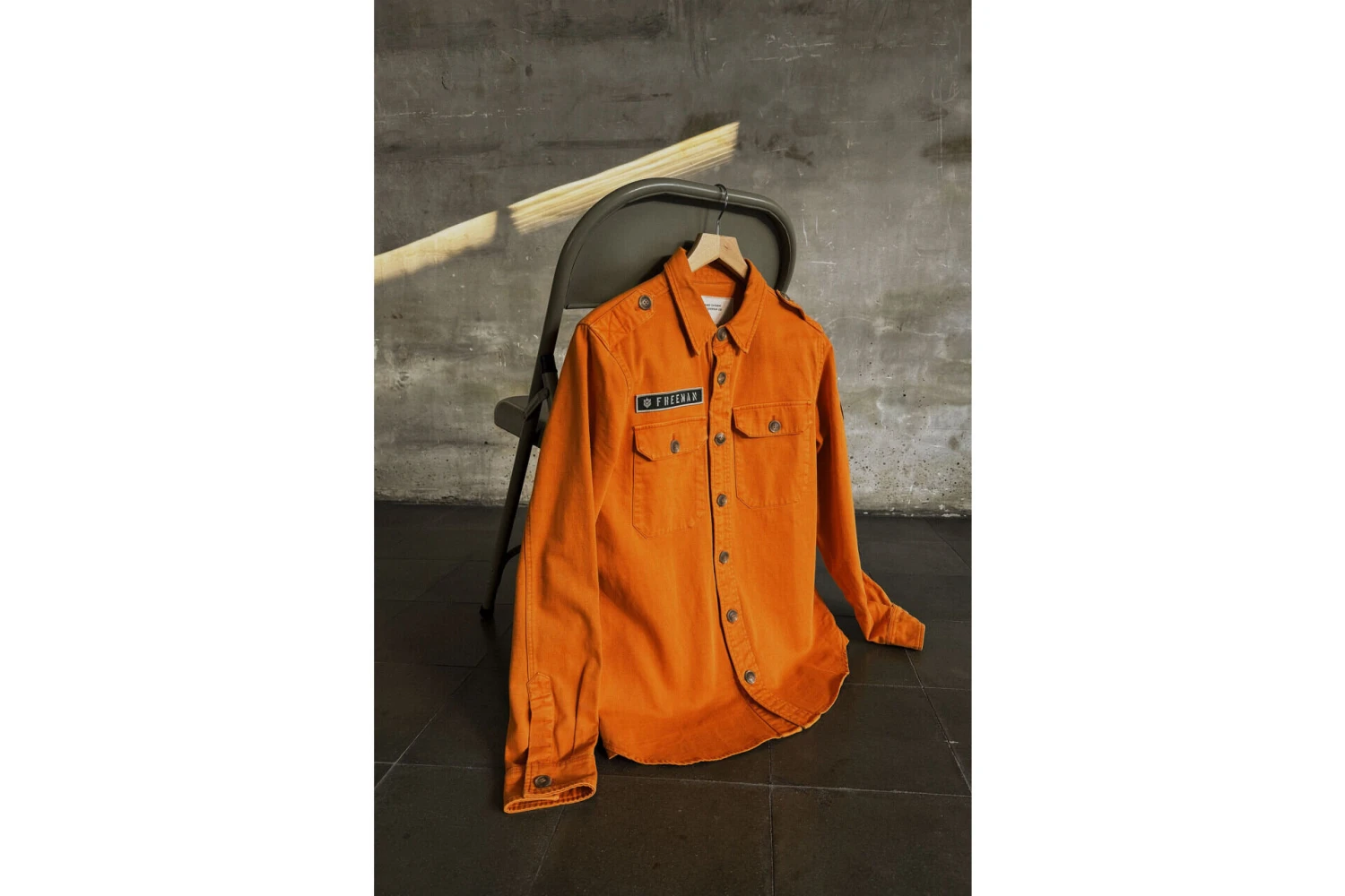 Freeman T. Porter Raven Scrapper Veste Militaire Droite Homme, Tangerine Tango – Image 13