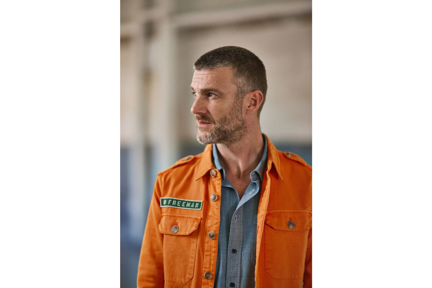 Freeman T. Porter Raven Scrapper Veste Militaire Droite Homme, Tangerine Tango – Image 15