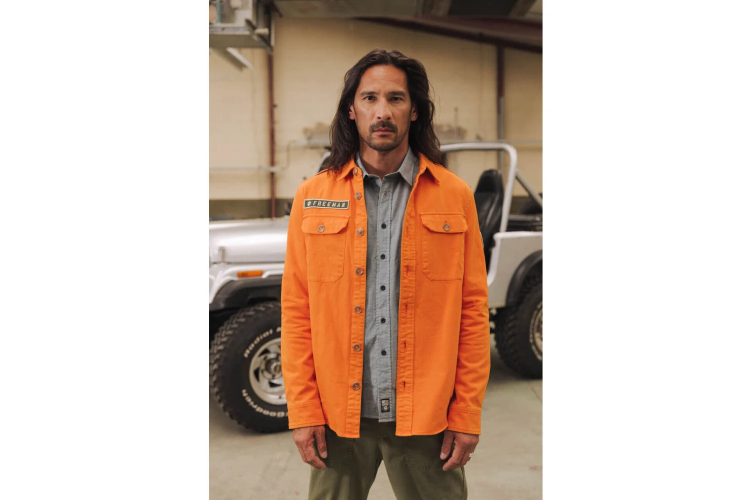 Freeman T. Porter Raven Scrapper Veste Militaire Droite Homme, Tangerine Tango – Image 8