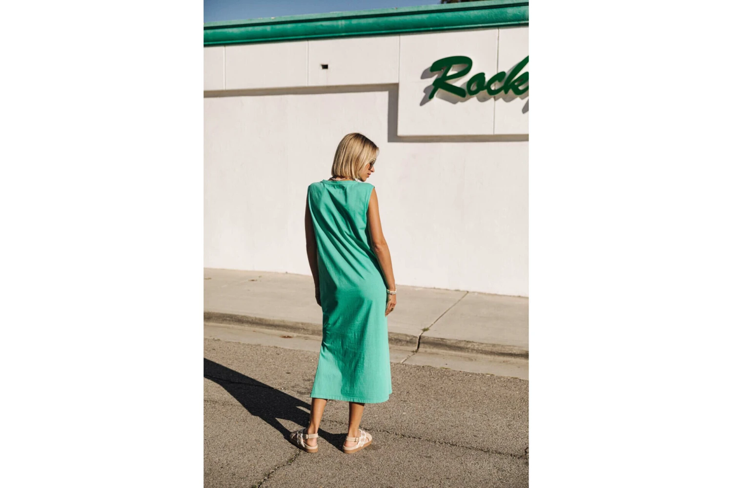 Freeman T. Porter Reave Houston Robe Empire Courte Femme, Emerald â Image 2