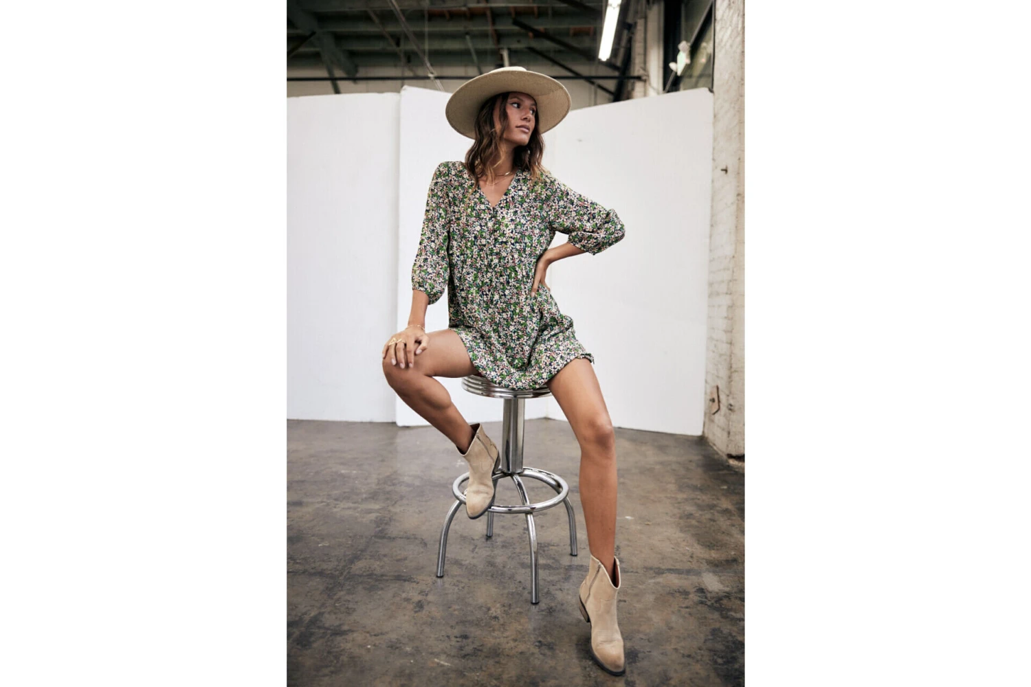 Freeman T. Porter Reeka Primavera Robe Trapèze Courte Femme, Night Sky – Image 4