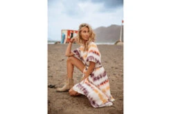 Freeman T. Porter Rensella Tie&Dye Robe Smockée Femme, Original