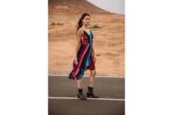 Freeman T. Porter Rizlene Holi Robe Longue Dos Nu Femme, Original