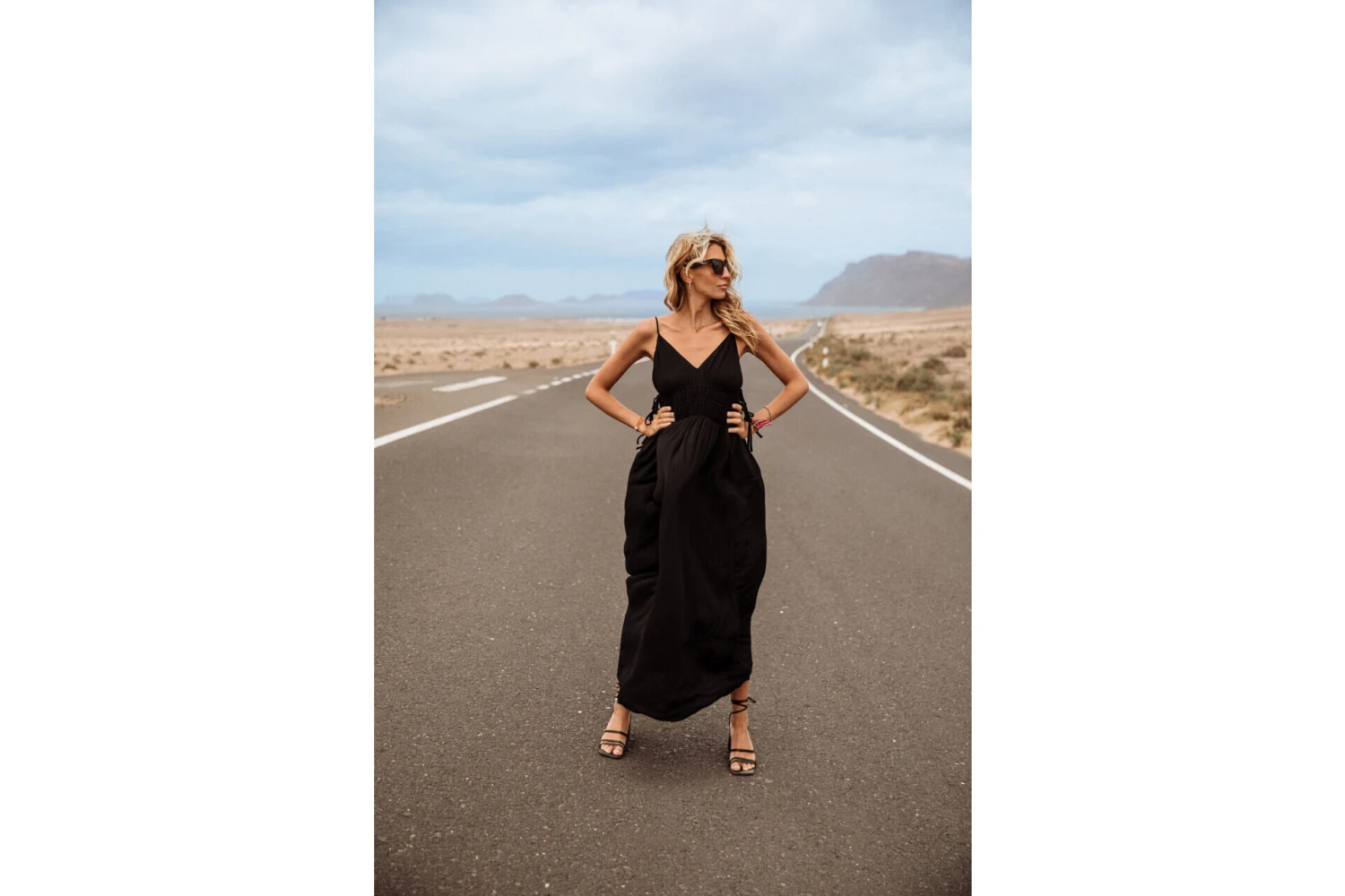 Freeman T. Porter Rizlene Plain Robe Longue Dos Nu Femme, Black â Image 2